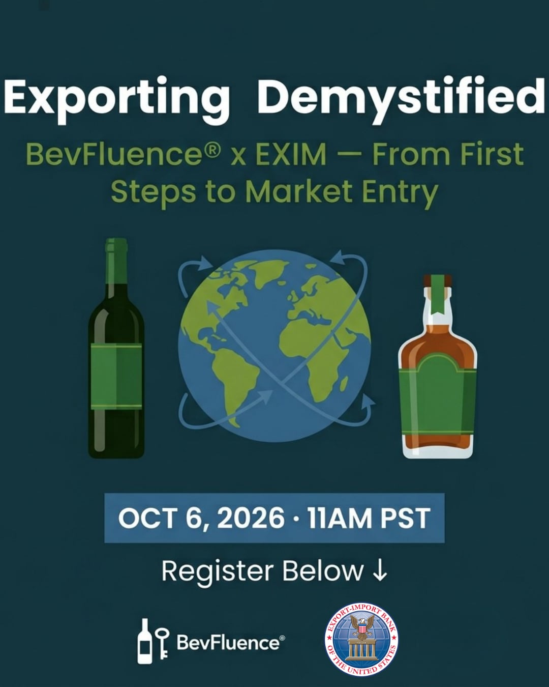 BevFluence and Export-Import Bank Virtual Discussion on Exports